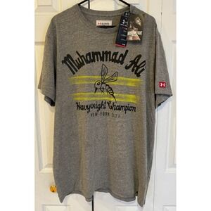 New Under Armour Roots Of Fight Muhammad Ali Boxing Champ Shirt Men's Size 2XL